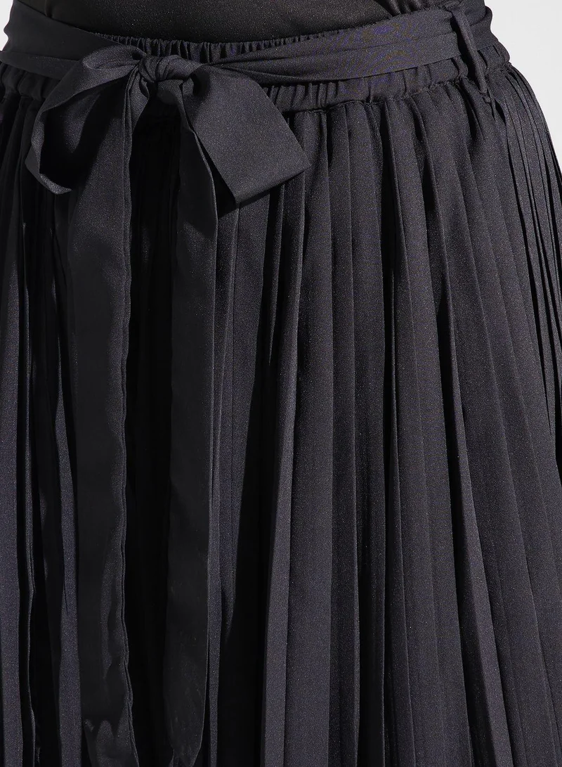 SINOIR Wide Leg pleated Pants