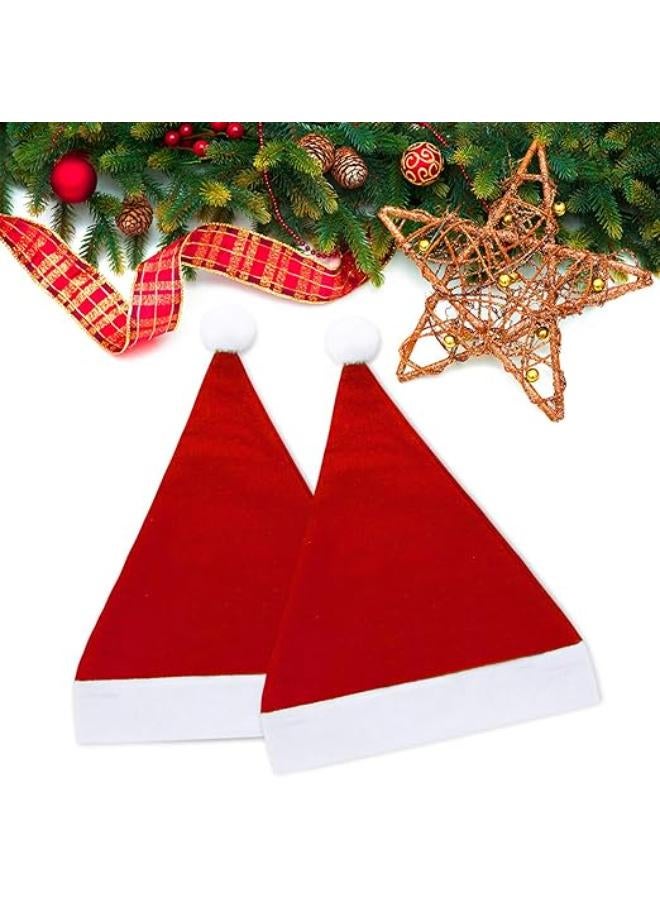 Pack Of 24 Santa Christmas Hats - Image 4