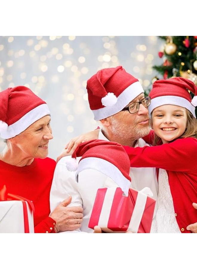 Pack Of 24 Santa Christmas Hats - Image 3