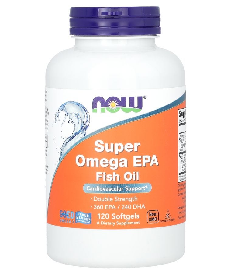 now Super Omega EPA Fish Oil 120 Softgels