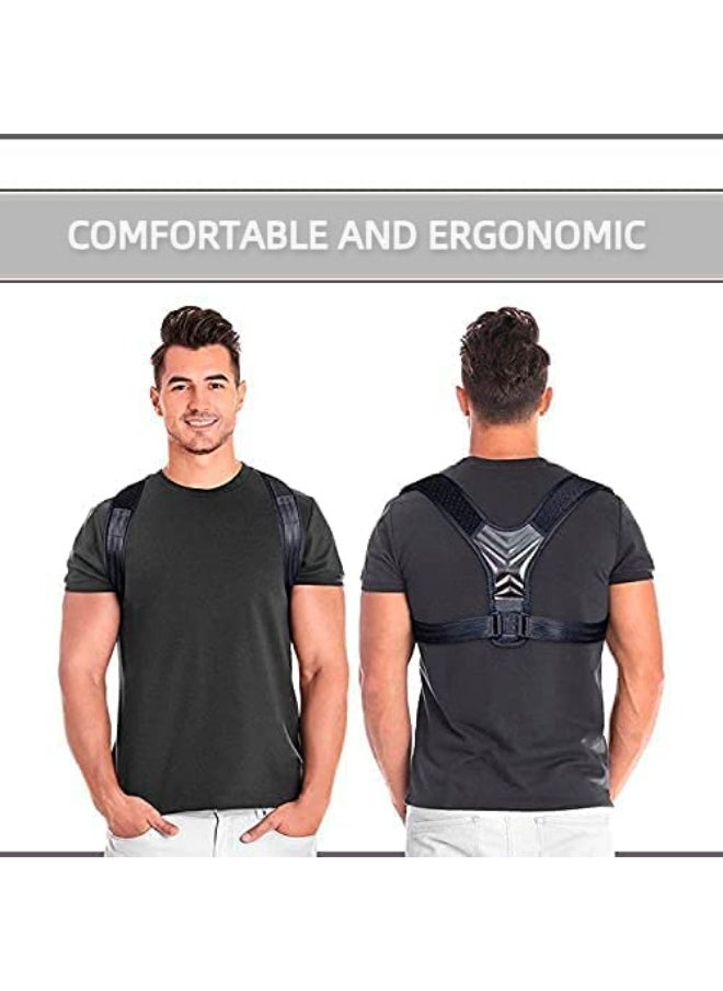 SIBOTE Adjustable Back and Shoulder Posture Corrector – Breathable Support Brace for Men & Women – Pain Relief and Spinal Alignment – Comfortable Posture Vest for Everyday Wear at Home, Work, or Gym  - Image 3