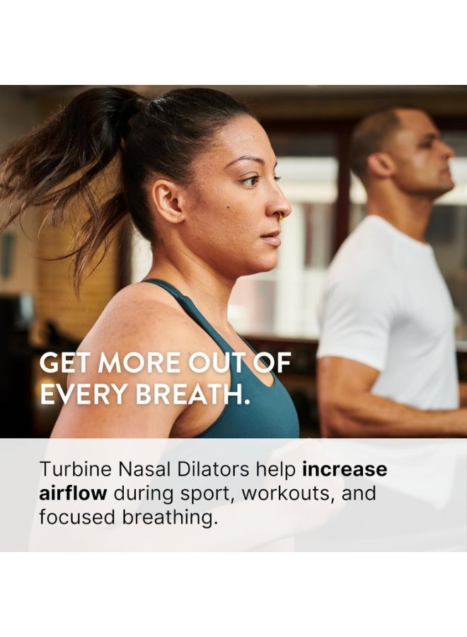 Rhinomed Turbine Nasal Dilator for Athletic Breathing, Assorted | Improves Airflow during exercise | Flexible and Lightweight - Image 3