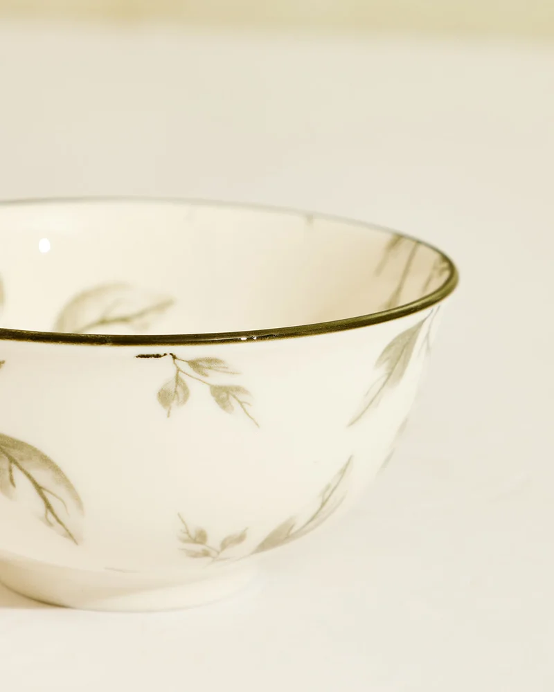 Redtag Ivory Floral Pad Print Salad Bowl