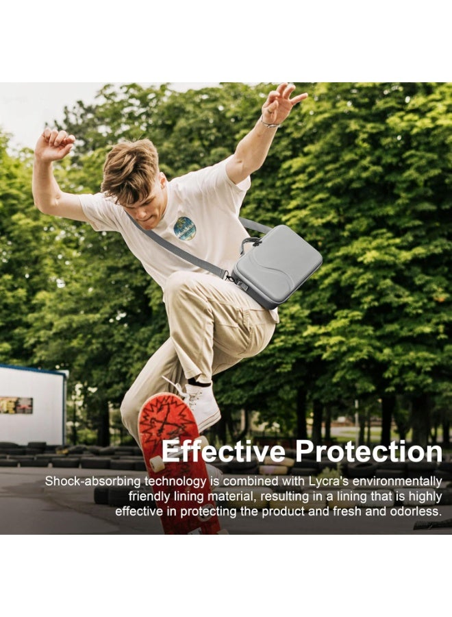 XICEN Carrying Case for Insta360 X5 , Dual Layer Travel Bag Can Store X5 Fast Charge Hub Bullet Time Handle, 114CM Selfie Stick & Chest Strap, Storage Case for Insta 360 X5 Accessories - Image 2