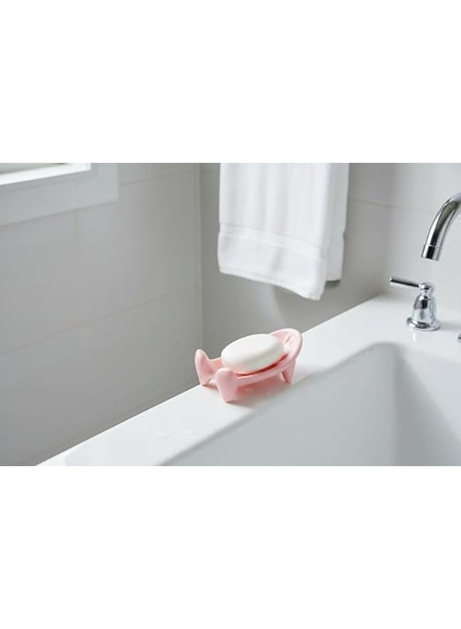 Self-draining and drying plastic soap dispenser in the shape of a banana, multi-colored soap - Image 3