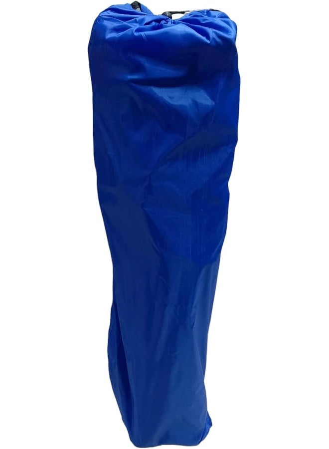 GO2CAMPS Foldable Camping Chair with Cup Holder | Heavy-Duty Steel Frame, 150 KG Weight Capacity | Lightweight, Compact Outdoor Chair for Desert Camping, Beach, Picnic, Travel, Trip & Fishing [BLUE] - Image 5