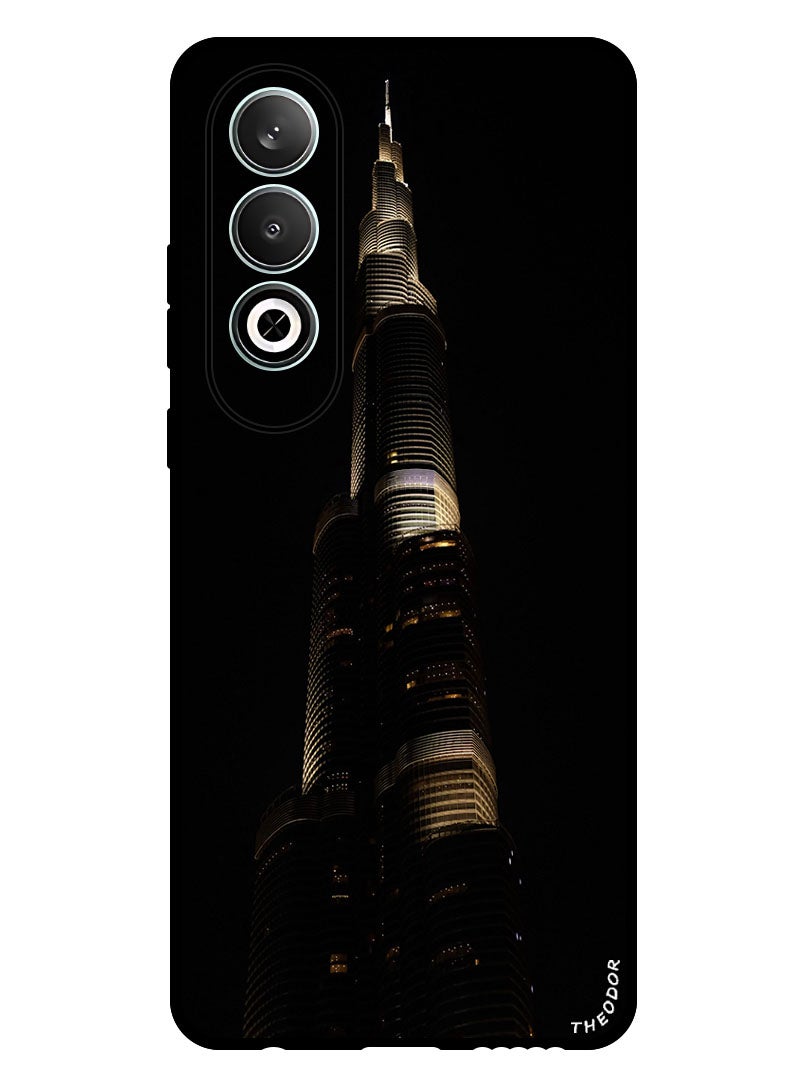 Theodor Protective Case Anti Scratch Shock Proof Bumper Cover For Oppo K12 building_tower_skyscraper - Image 1