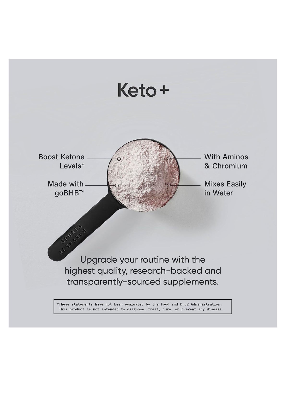 Sports Research Keto Plus Exogenous Ketones With Gobhb 30 Servings Fruit Punch