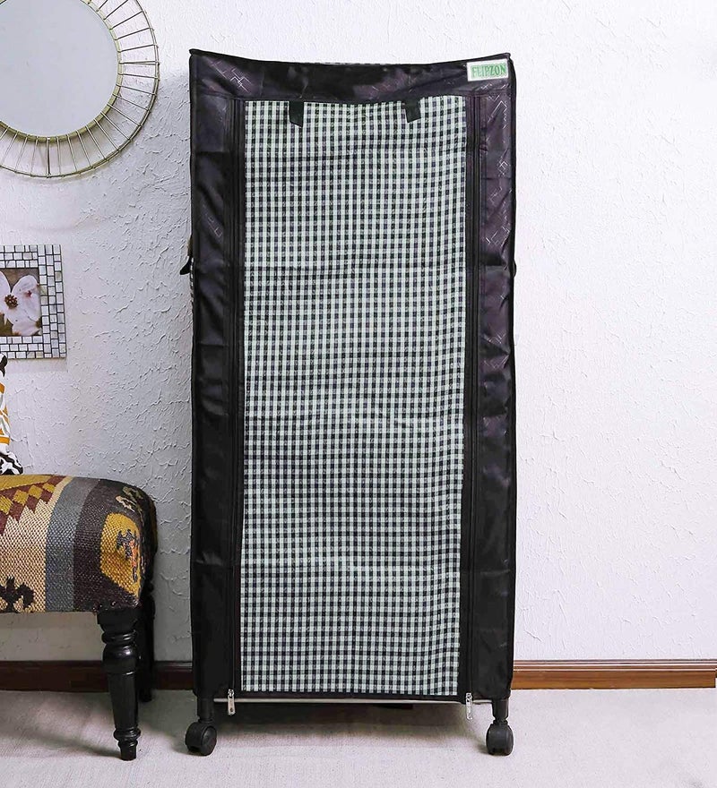 FLIPZON Multipurpose 6 Shelves/Layer Shoe Rack Organizer with Wheels and Dustproof Cover | Portable Smart Storage Rack Organizer with Zip Cover Easy to Move (Metal & Plastic, Multicolour) - Image 5