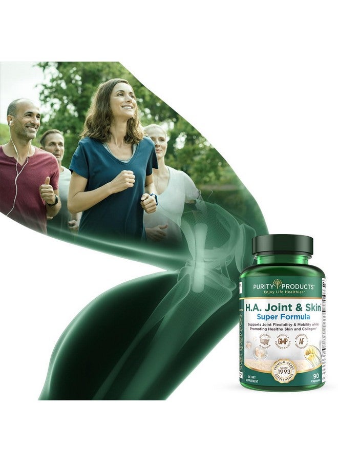 Purity Products H.A. Joint and Skin Super Formula Biocell Collagen w/Hyaluronic Acid Supports Healthy Joint Flexibility, Healthy Synovial Fluid, and Joint Lubrication - 5-Loxin - 90 Capsules (1) - Image 4