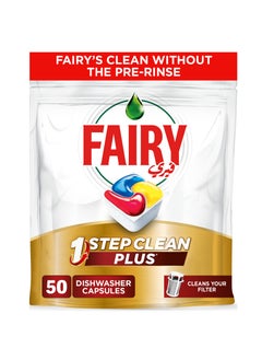 Fairy 1 Step Clean Plus Automatic Diswhasher Tablets Effective On Dried On Grease Without The Pre Rinse  - Image 1
