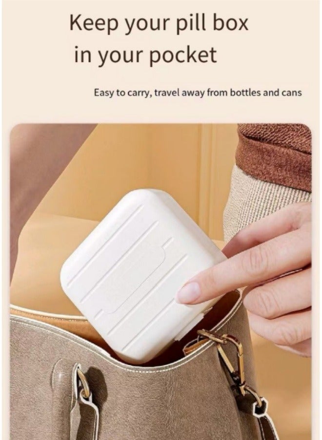 Generic Travel Portable Medicine Box Pill Box Pink  - Image 5