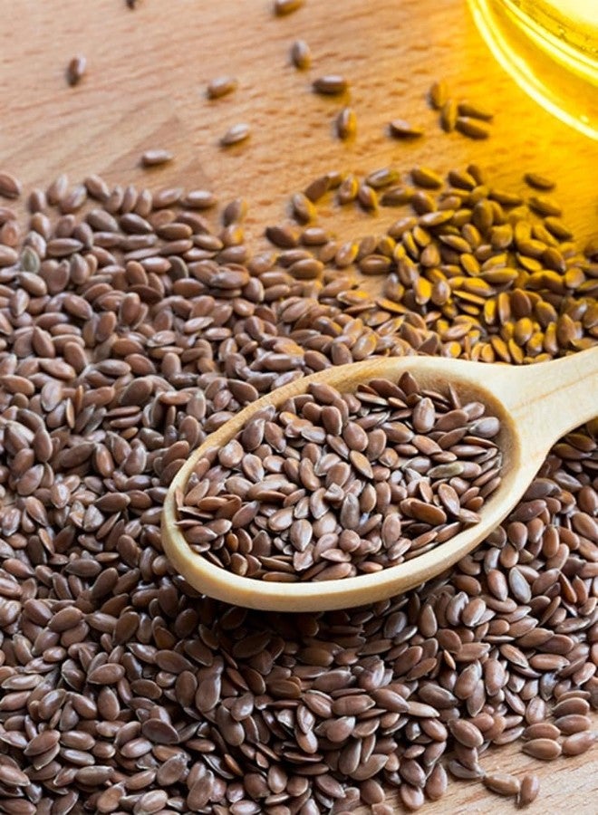 U360 Orgenic Alsi Flax Seeds - Rich in Omega-3, Protein & Fiber | Raw Seeds for Eating & Hair Growth U360_Alsi_flax-Seeds_GG_1kg - Image 1