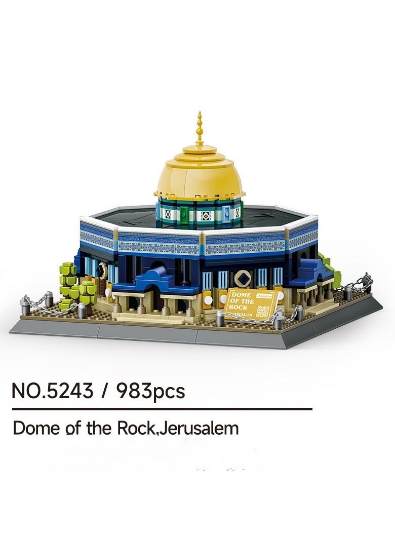 Small particle puzzle toys assembled for children aged 6-12 at the Dome of the Rock Mosque in Jerusalem  - Image 3