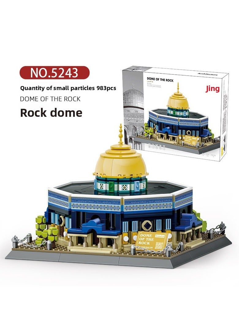 Small particle puzzle toys assembled for children aged 6-12 at the Dome of the Rock Mosque in Jerusalem  - Image 4