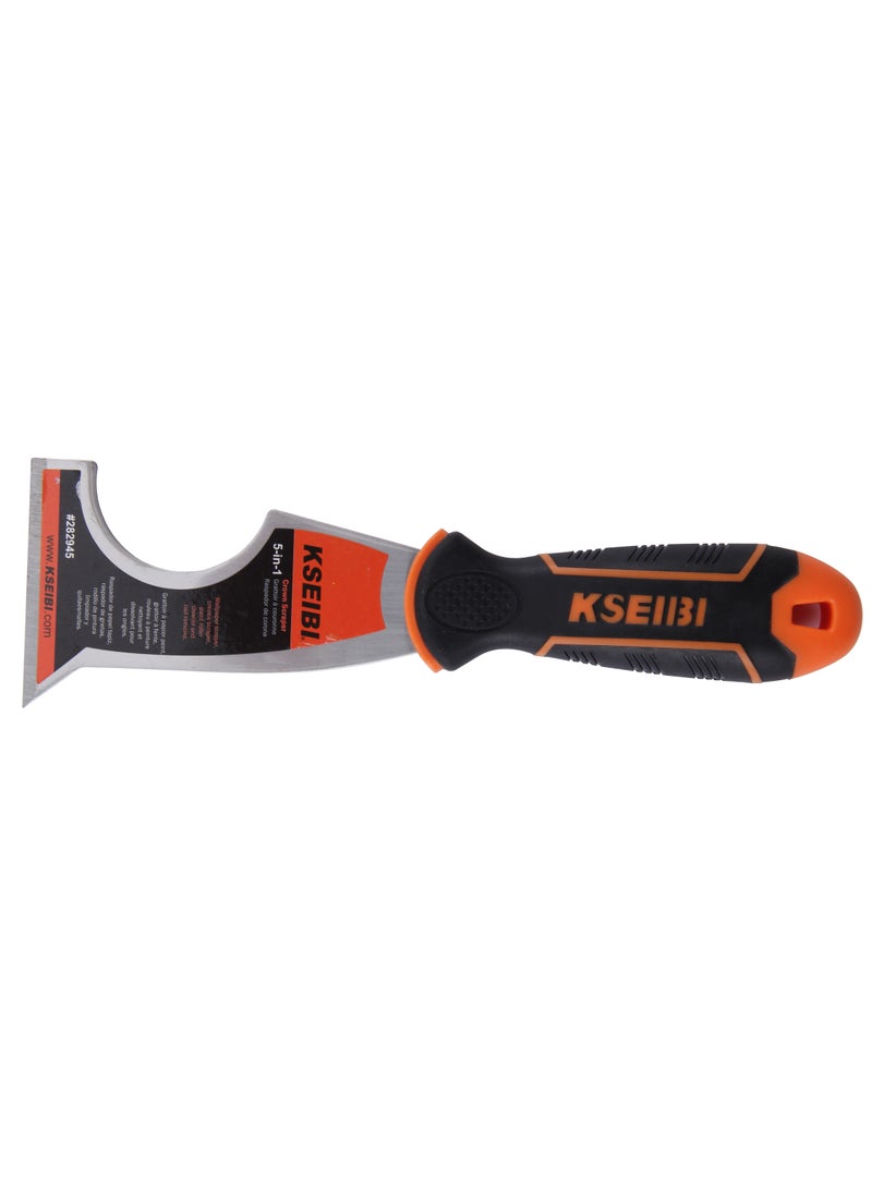 KSEIBI Multifuncional Crown Scraper/Progrip, Stainless Steel, Paint Tool, Scraper Tool, No Rusting, Perfect for Repairing Drywall, Removing Wallpaper, Mud, Removing Old Coatings or Plaster Scraping Rerdeim. - Image 3