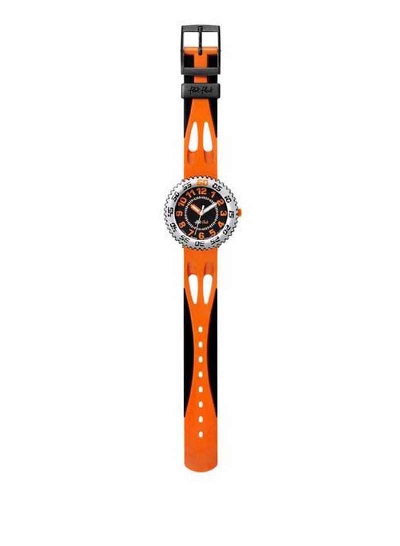 Swatch Kids Unisex Burning Sunset Quartz Movement Water Resistant Wrist Watch - 32 Mm - Image 1