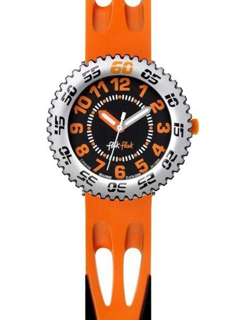 Swatch Kids Unisex Burning Sunset Quartz Movement Water Resistant Wrist Watch - 32 Mm - Image 2