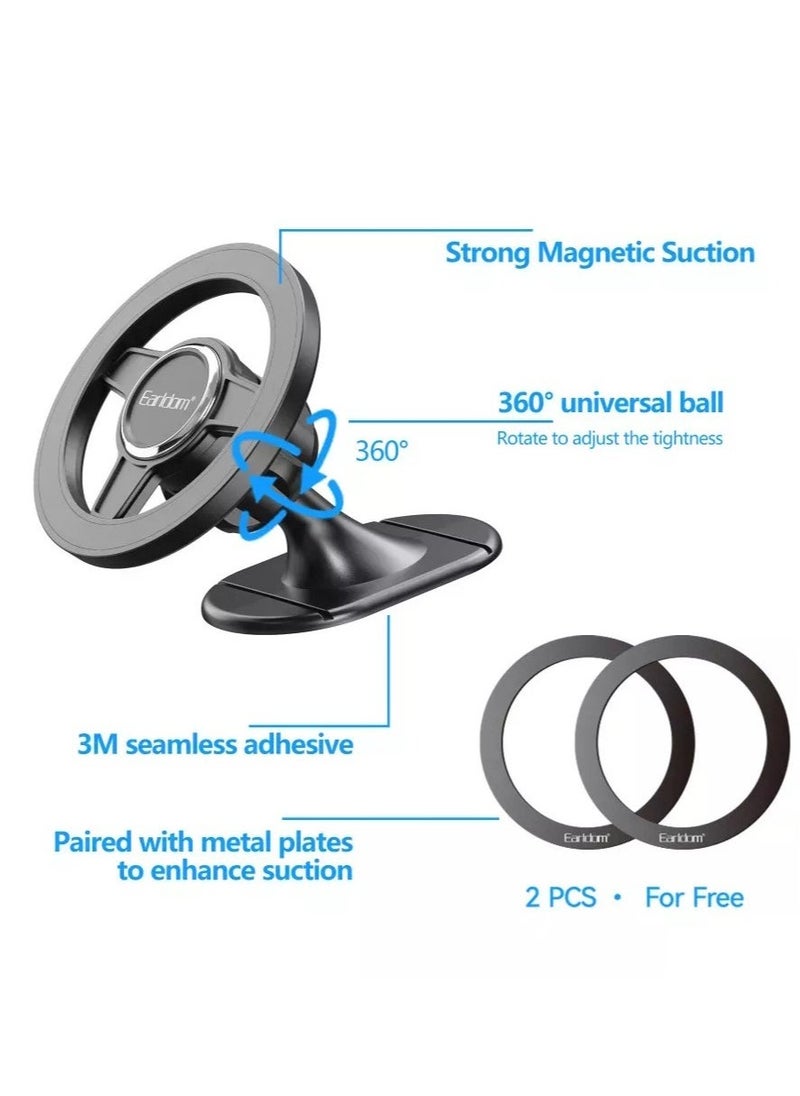 JAJEEK Magnetic Car Holder – Black, Secure and Convenient Mount for Smartphones - Image 4