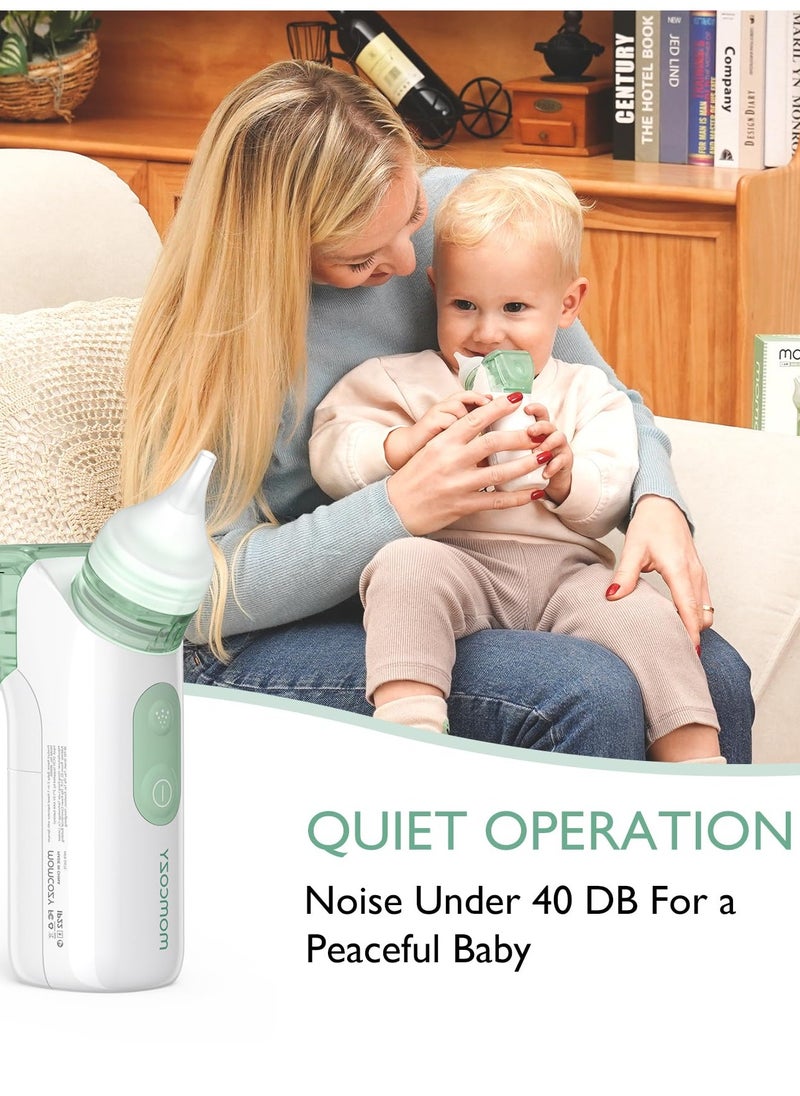 Momcozy - 2-in-1 Baby Nasal Aspirator with Nasal Spray, Electric Nasal Aspirator for Baby with Sprayer, Nasal Aspirator with Sprayer for Newborn and Toddler - Image 1