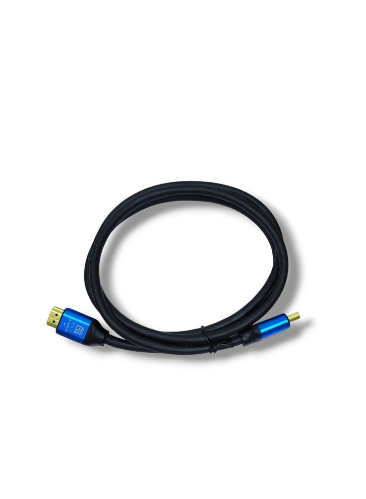 1.5m HDMI to HDMI 4K Cable – Black and Blue - Image 3