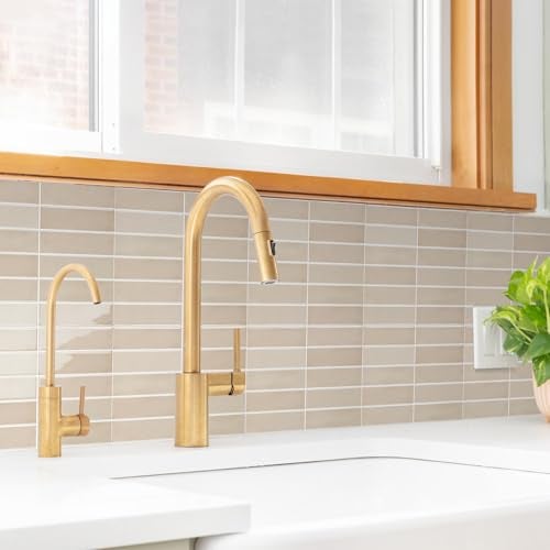 AdoDecor Peel and Stick Tile，New Upgrade Thicker Design Self Adhesive 12" x 12" Large Premium Peel and Stick Backsplash for Kitchen (Beige). - Image 4