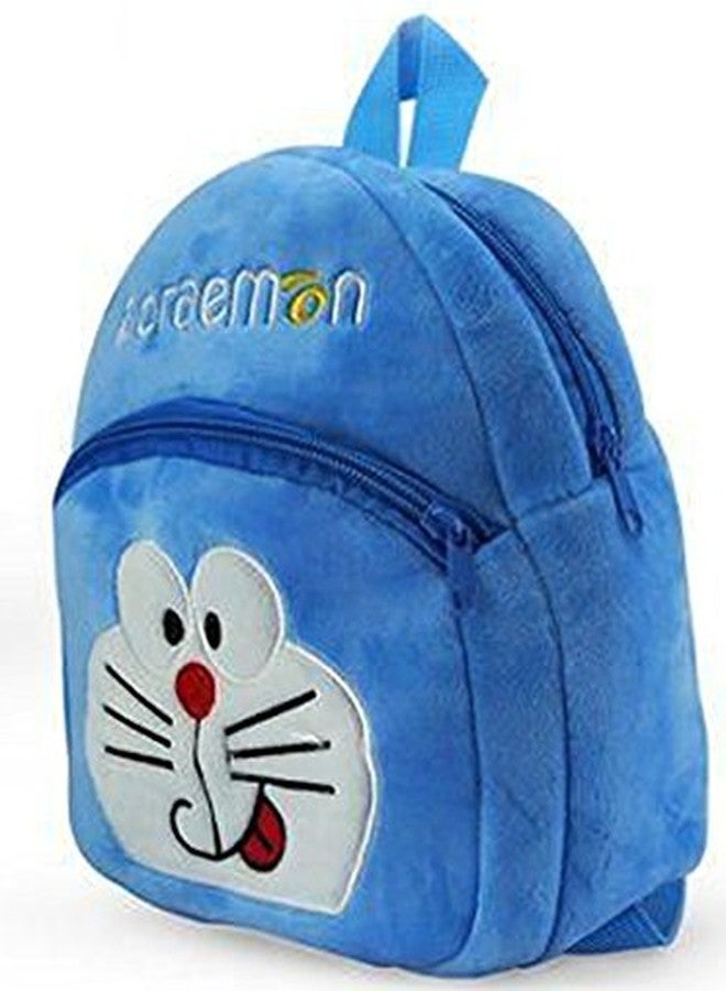 DZert Kids School Bag/Nursery/Picnic/Carry/Travelling Bag Soft Plush Backpack School Bag for Kids- 2 to 5 Age - Pack of 2 (Minnie & Doramon) - Image 4