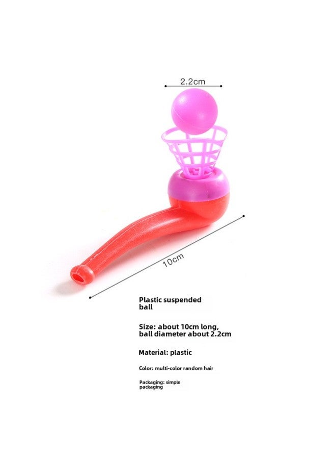 Children's Toy Suspended Blowing Ball 80s Classic Nostalgic Toy Blowing Music Magic Suspended Ball Baby Game Stall-Color: Pipe Blowing Ball In Random Colors - Image 4