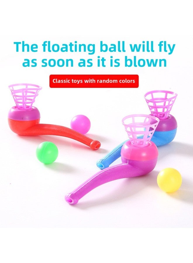 Children's Toy Suspended Blowing Ball 80s Classic Nostalgic Toy Blowing Music Magic Suspended Ball Baby Game Stall-Color: Pipe Blowing Ball In Random Colors - Image 2