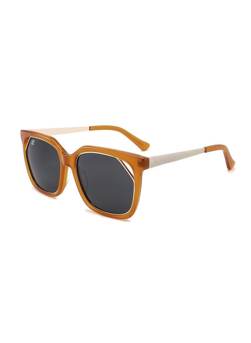 Ziazone Acetate Metal Square Sunglasses - Image 1
