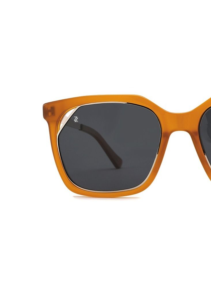 Ziazone Acetate Metal Square Sunglasses - Image 2