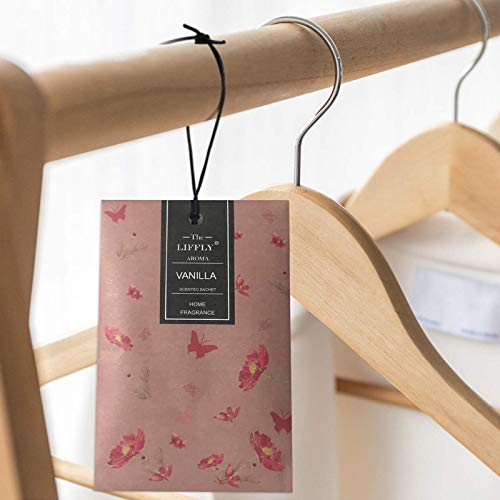 Liffly حزم لي فلي 14 من أكياس معطرة برائحة الفانيليا للأدراج والخزائن - Image 3