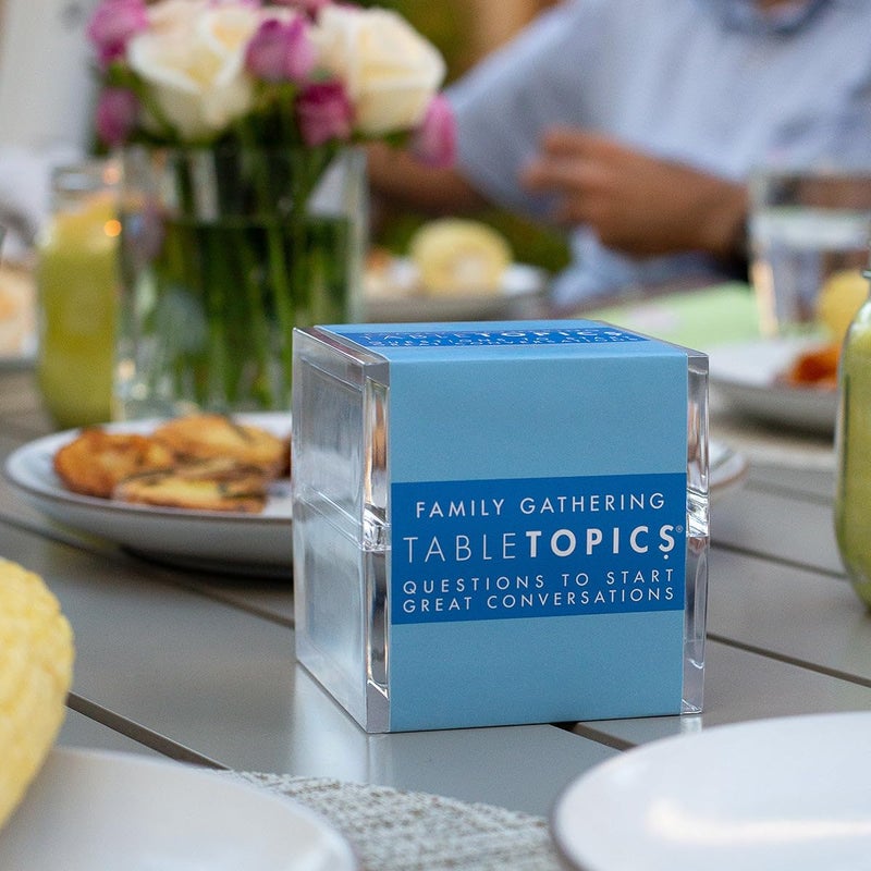 TableTopics Family Gathering Conversation Cards for Multi-Generational Get Togethers with 135 Questions to Use with Relatives at Reunions, Holidays, & Other Events - Image 4