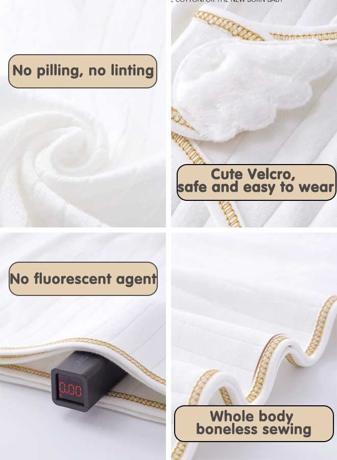 سوبر زي يوث 18 قطعة ملابس الطفل مجموعة ، الوليد لايت هدية مجموعة للبنين والبنات ، الوليد الطفل البنود مع التمريض الوسائد ، 100% قسط القطن-مناسبة أربعة مواسم - Image 4