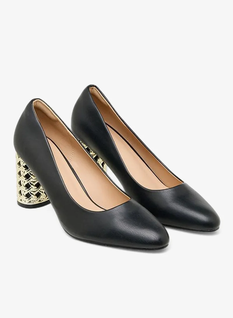 Flora Bella By Shoexpress Women's Block Heel Pumps
