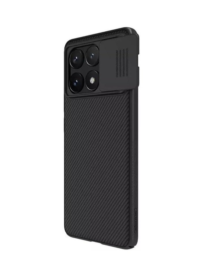 Nillkin CamShield Protective Case for Xiaomi Redmi K70E/Poco X6 Pro 5G Hard PC Ultra-Thin Anti-Scratch Cover with Camera Protector Black  - Image 1