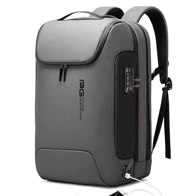 BANGE Anti Theft Backpack With TSA Lock,Waterproof Backpacks With YKK Zipper, High Tech Business Backpack For Men And Women, Laptop Backpack Fits For 17.3 Inch Notebookâ€¦ - Image 1