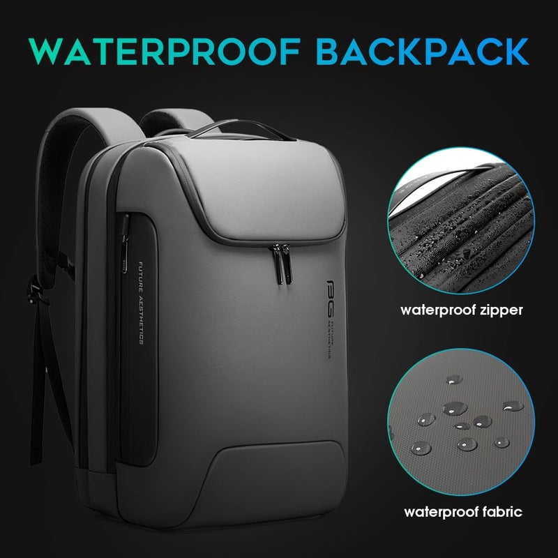 BANGE Anti Theft Backpack With TSA Lock,Waterproof Backpacks With YKK Zipper, High Tech Business Backpack For Men And Women, Laptop Backpack Fits For 17.3 Inch Notebookâ€¦ - Image 5