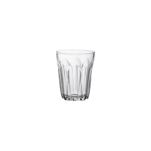 Duralex® Provence Transparent Clear Tumbler 160ML, Set of 6 Glasses | Ideal for Hot or Cold Drinks, Tea, Coffee, Juice, Cocktails, Mocktails | Ultra Scratch Resistant Tempered Glass - Image 1