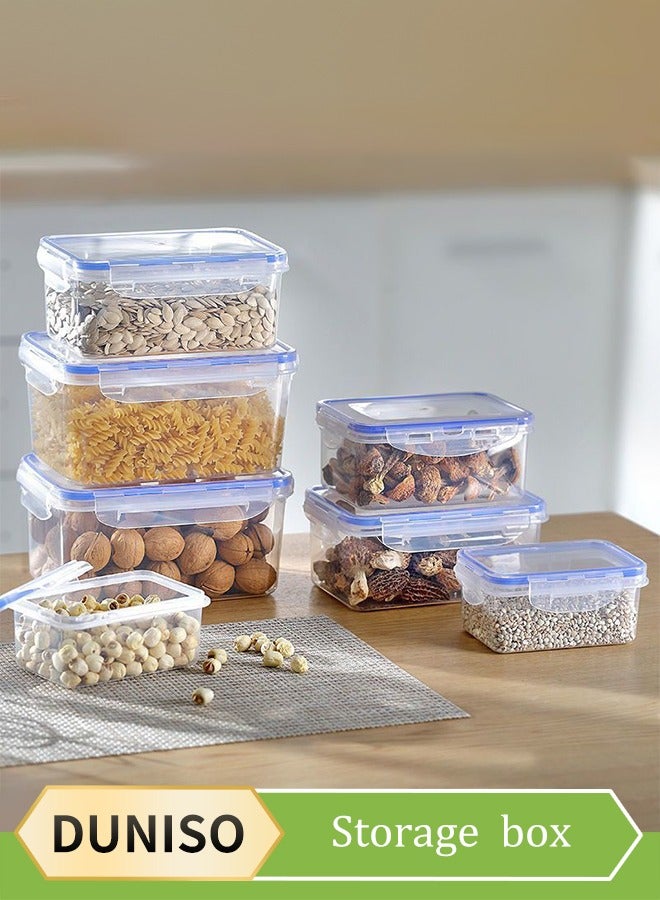 Loquat Food Storage Containers Set - Pack of 3 (3 Containers  3 Snap Lids)- Reusable  Leftover Food Lunch Boxes - Leak Proof, Freezer  Microwave Safe - Image 1