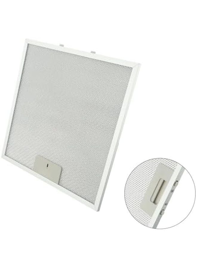 مرشح شحم هود الفولاذ المقاوم للصدأ 320x320x9 مم شبكة معدنية فضية بديلة - Image 5