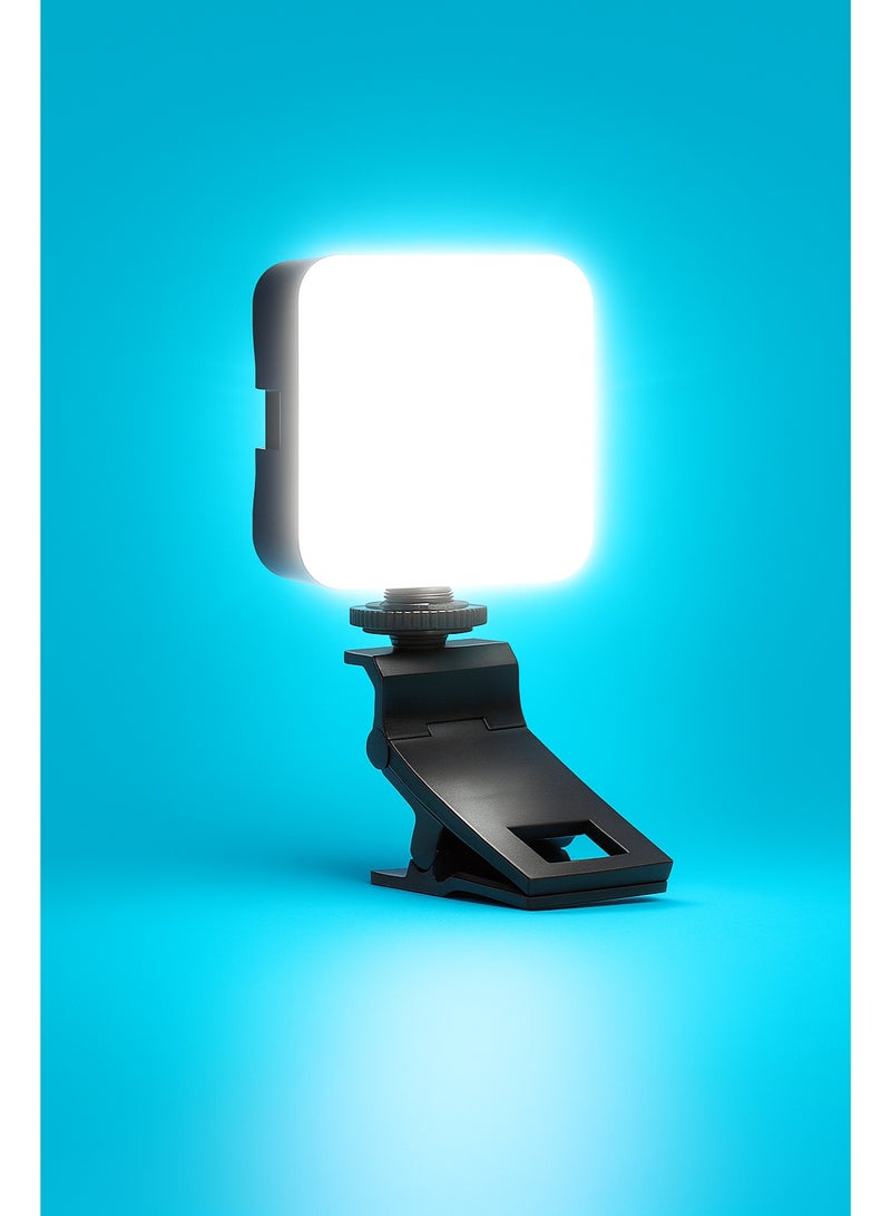 PLOKAMA Mini Selfie Ring Light for Mobile – PLOKAMA Original, 3-Level Professional LED Lighting, Battery Powered Portable Clip Light for Video, Photography, Calls & Live Streaming - Image 1