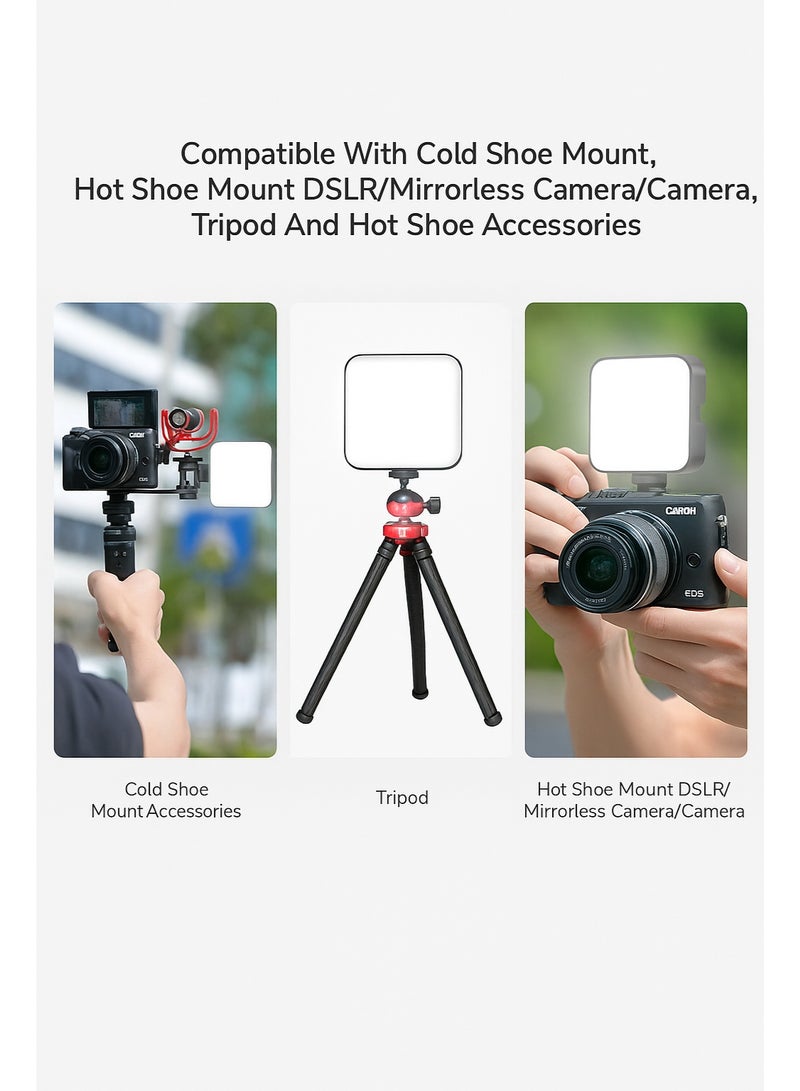 PLOKAMA Mini Selfie Ring Light for Mobile – PLOKAMA Original, 3-Level Professional LED Lighting, Battery Powered Portable Clip Light for Video, Photography, Calls & Live Streaming - Image 5