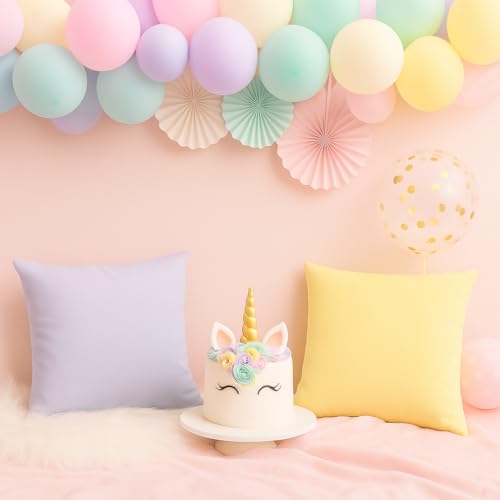 Mindoub 6 PCS Pastel Calm Down Corner Throw Pillowcase 18x18 Inch Square Throw Pillow Covers Reading Nursery Home Bedroom Decor Teacher Counselor(Covers Only) - Image 3