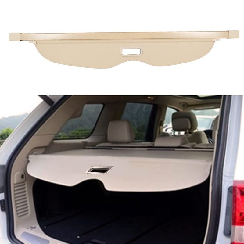 BOPARAUTO Cargo Cover for Jeep Grand Cherokee Accessories Beige 20112019 2020 2021 Rear Trunk Shade CoverNot fit for 2021 Winter2022 grand Cherokee L - Image 3