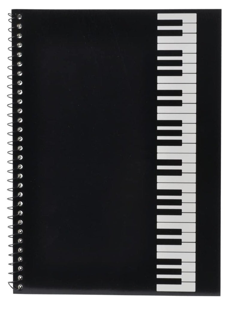 Stave Notebook, Musical Notation Staff Music Manuscript Paper Blank Sheet Composition with 50 Pages