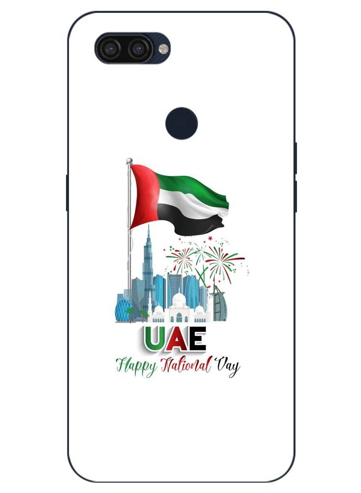 Protective Printed Mobile Cover UAE Flag For Oppo A12 2020