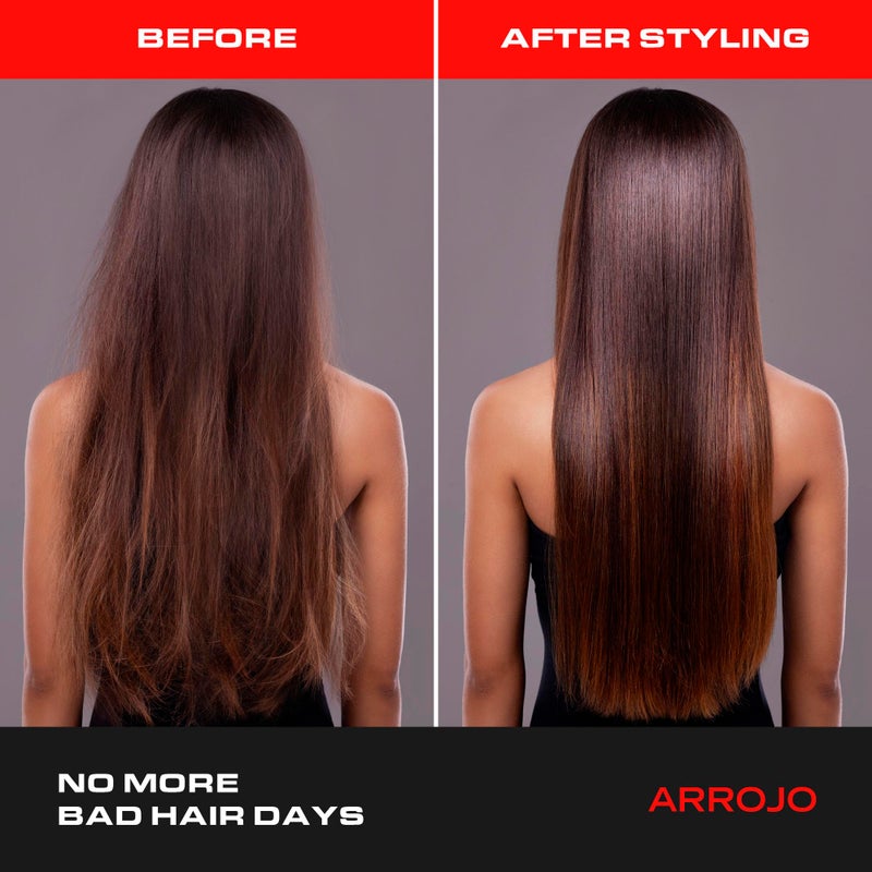 ARROJO Frizz Control Hair Oil â€“ Moisture-Rich Hair Oil for Frizzy Hair w/ Jojoba Oil â€“ Anti-Oxidizing Oil for Hair for Smoothness, Control, & Shine - Anti Frizz Hair Products for Women & Men (5.1 oz) - Image 2
