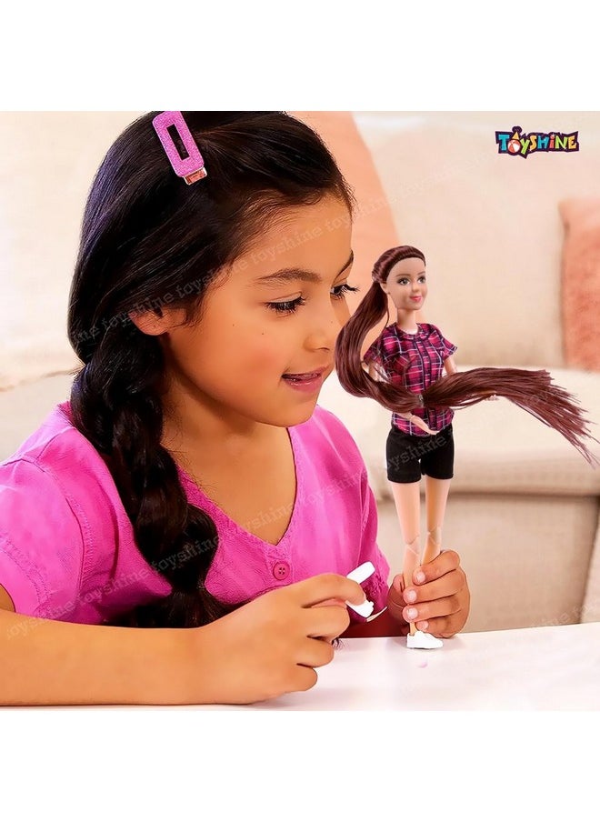 Toyshine - Toyshine Beauty Doll with Desserts Delightful and Imaginative Pretend Play Role Toy for Girls Age 3+ - Image 1