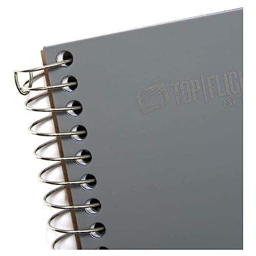 Top Flight Wired 1-Subject Notebook, 100 Sheet, Assorted, (33180) - Image 3